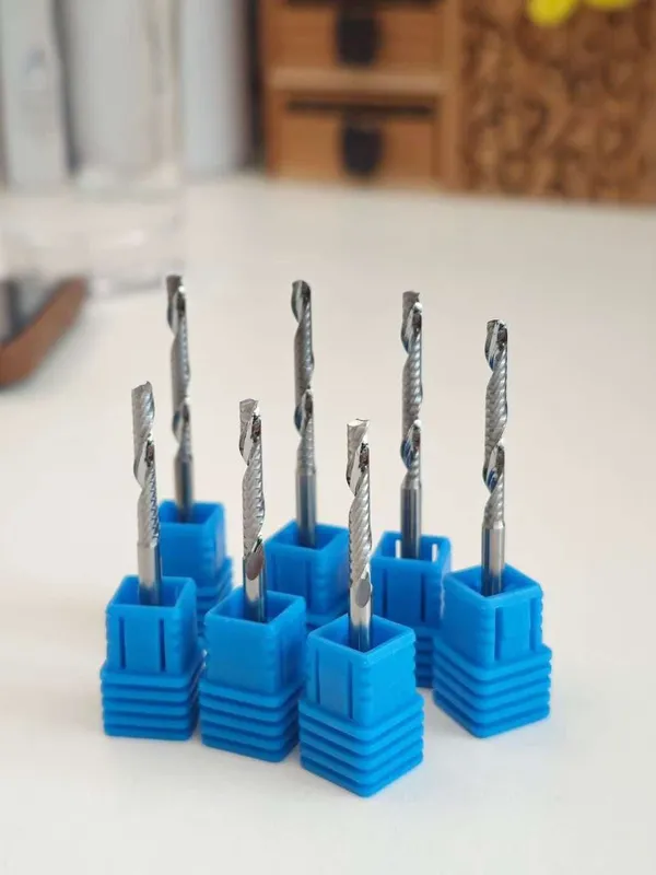 Single-Flute End Mills (Aluminium / Acrylic, incl. Left-Hand)